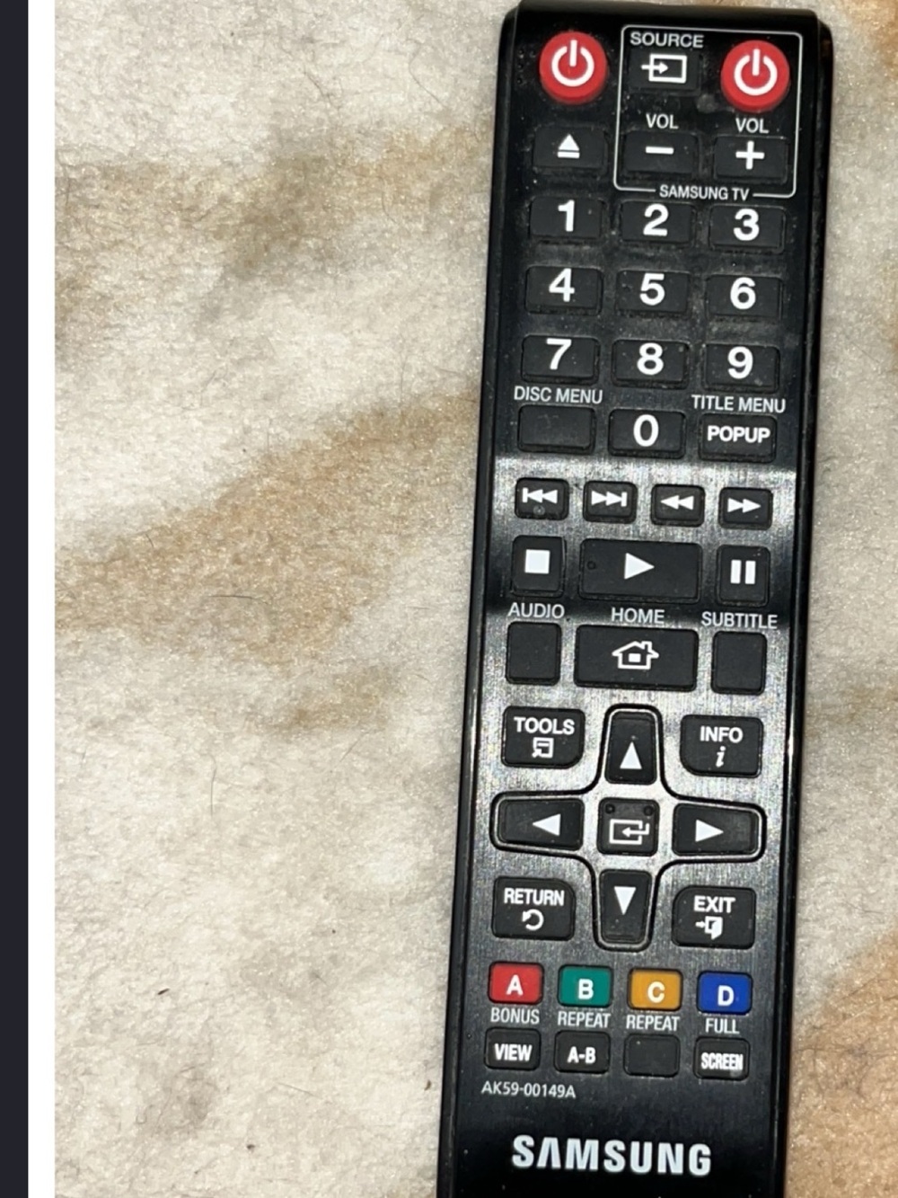 Genuine Samsung AK59-00149A Wireless Controller For Various Blu-Ray Players